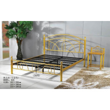 Gold Painting Metal Bed (606 #)